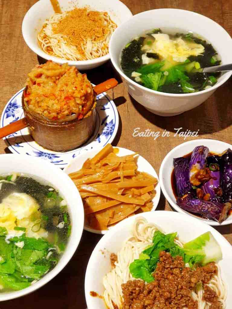 Lao Deng does a good table spread. Here are all the dishes we ordered.