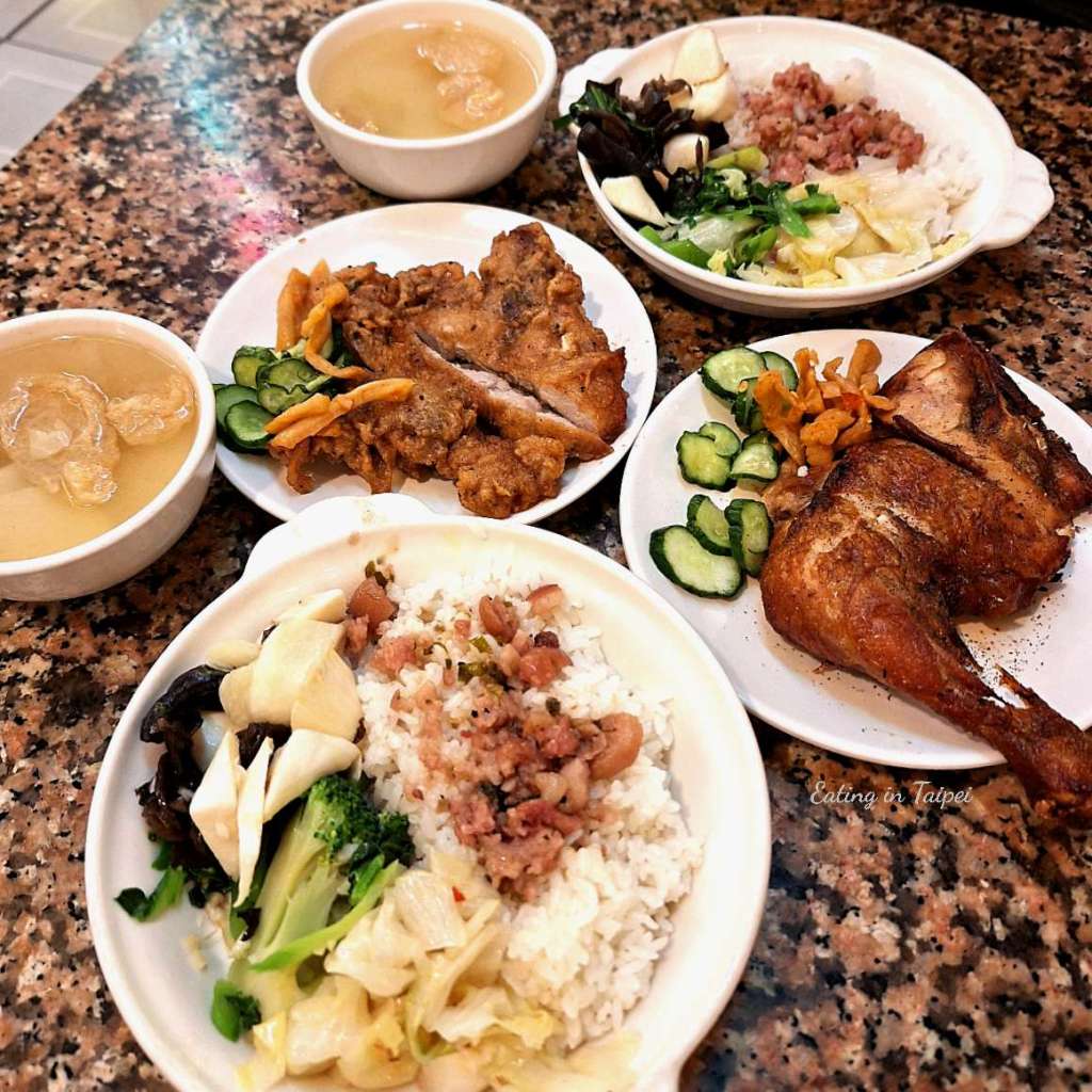 Dong Yi Pork Chop table spread 2