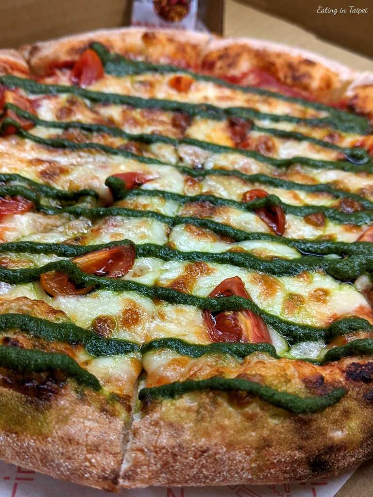 Farina pizza Margherita pesto 2