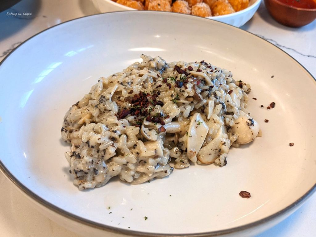 Little tree food truffle mushroom risotto